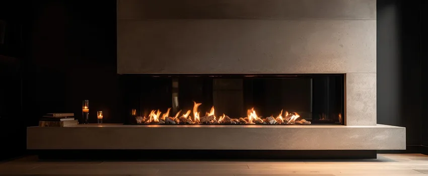 Gas Fireplace Ember Bed Design Services in Los Gatos, California