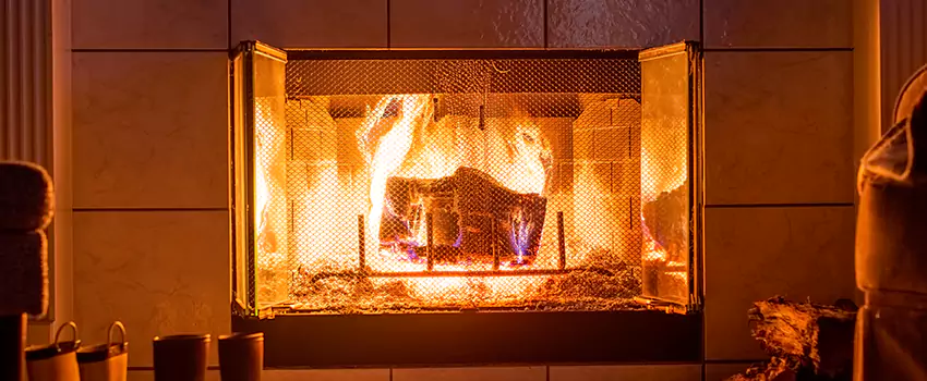 Mendota Hearth Landscape Fireplace Installation in Los Gatos, California