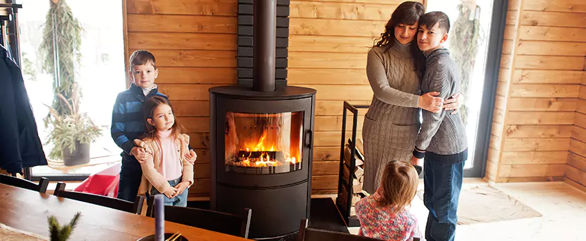 Morso Cast Iron Fireplace Insert Installation in Los Gatos, California