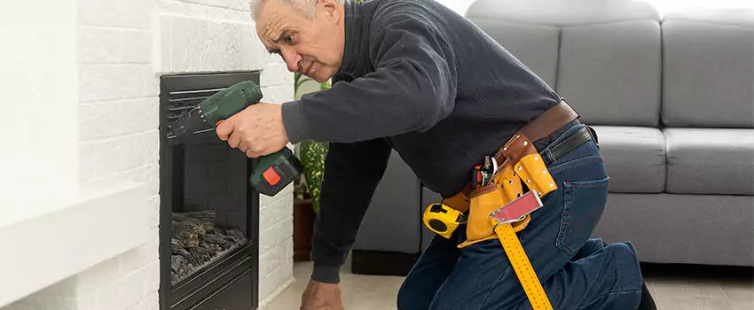 New Indoor Fireplace Installation in Los Gatos, California