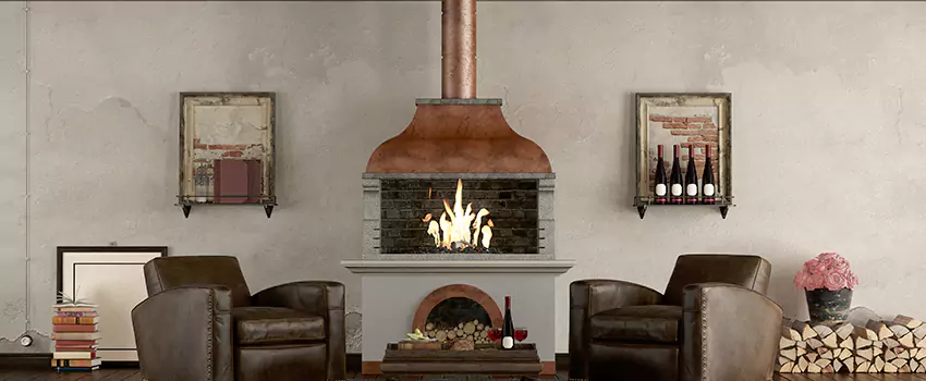 Thelin Hearth Products Providence Pellet Insert Fireplace Installation in Los Gatos, CA