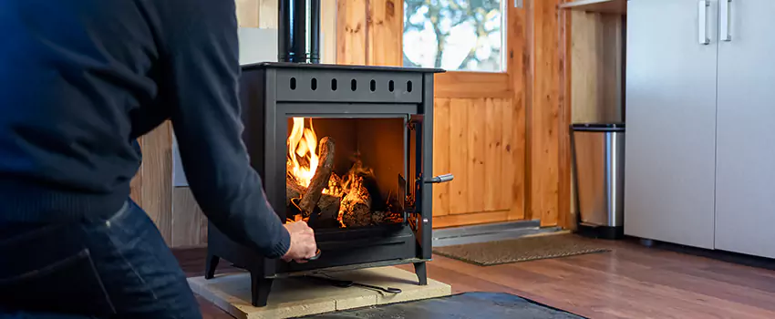 Open Hearth Wood Fireplace Installation in Los Gatos, CA