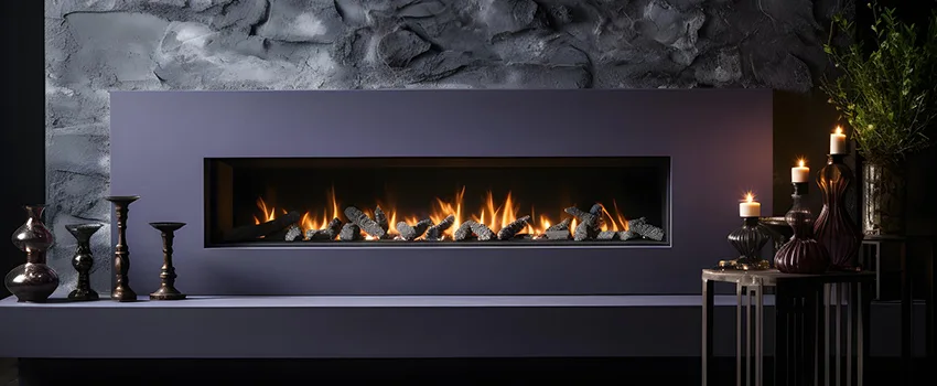 Ember Bed for Ventless Gas Fireplace in Los Gatos, CA